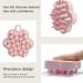 Hair Washer & Silicone Shampoo Brush for Scalp Massage | Portable Head Massager for Hair Growth - Hell Pink - Buy Online on GoSupps.com