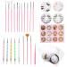 Nail Art Kit Nail Art Tools Kit DIY Nail Art Nail Art Polish Pen Tin Foil Paper - Buy Online on GoSupps.com