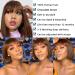 Chocolate Brown Bob Wig with Bangs for Black Women - 100% Brazilian Virgin Human Hair, 2x1 HD Lace, Glueless, 150% Density, 8 Inch Straight - Buy Online on GoSupps.com