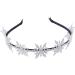 Frcolor Christmas Snowflake Headband Hair Bands Adorable Cute Glitter Snowflake Hair Hoops Xmas Party Favors Supplies for Kids Girls (Silver) - Buy Online on GoSupps.com