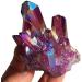 Natural Crystal Rough Natural Quartz Crystal Cluster Titanium Bismuth Electroplated Purple Stone Specimen Home Decor Gifts (Color : 100g) - Buy Online on GoSupps.com