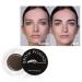Boobeen Eyebrow Stencil Kit - Waterproof Pomade Gel with 10 Stencils & Brush, Medium Brown Brow Makeup for Women - Buy Online on GoSupps.com