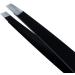 TRIXES Black Stainless Steel Eyebrow Tweezers - Precision Bevelled Tip for Perfect Grooming - Buy Online on GoSupps.com