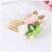 DOITOOL Wedding Hair Comb Women Hair Comb Hair Side Comb Flower Hair Comb Headgear Bride The Flowers - Buy Online on GoSupps.com