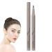 Double Tip Lower Lash Pen | Double Tip Quick Dry Waterproof Eyeliner Pen | Longwearing Eye Pencil Smudge Proof Liquid Eyeliner Liquid Eyebrow Pencil for Lower Eyelash Area Maijia Dark Brown