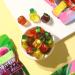 4D Fruit Gummy Candy Gummies Pineapple Soft Candy Fruit Juice Fudge Strawberry Grape Fruity Sweets Healthy Nutritious Dessert Wedding Candies New Year Candy Casual Snacks Gift (Pineapple 6bag) Pineapple 6bag - Buy Online on GoSupps.com