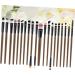 BIUDECO 20pcs Makeup Brush Kit Eyeshadow Tools Eyeliner Eyeshadow Brush Kit - Buy Online on GoSupps.com