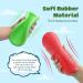 Nobleza Dog Frisbee - 2 Pack 20 cm Natural Rubber Dog Toy for Land & Water - Red & Green - Buy Online on GoSupps.com