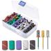 Healeved 1 Set Nail Polish Set Nail Drill Sanding Bands Professional Nail Sanding Bands White Sanding Bands for Nail Drill Nail Bits for Nail Drill Nail Accessories Manicure Band Polisher