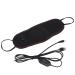 Heated nose cover 3 gears hot compress soft heated nose muff prevents snoring warm nose mask for trips at home in the office remote infrared light waves