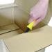 CANARY Corrugated Cardboard Cutter Dan Chan  Safety Box Cutter Knife  Non-Stick Fluorine Coating Blade   Made in JAPAN  Yellow (DC-190F-1) (Bulk 3 pcs) - Buy Online on GoSupps.com