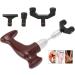 Ververt Touch T-Shape Therapeutic Hand Massager | Deep Tissue Muscle Massage Gun for Pain Relief & Acupressure - Ideal for Physiotherapy - Buy Online on GoSupps.com