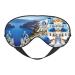 Greek Island Sea View Print Unisex Sleep Mask Double-Sided Eye Mask Ideal for Sound Sleep and Skin Care