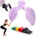 Spopal Pelvic Floor Strengthener for Women 5 Resistance Bands Kegel Devices for Women & Men Leg Pelvic Floor Trainer for Postpartum Rehabilitation Correction Beautiful Buttocks (Purple)