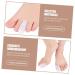 Healifty Toe Protector Cap 6 Pairs - Anti-friction Silicone Sleeves for Hallux Valgus - Toe Guards for Costume Accessories - Buy Online on GoSupps.com