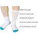 SYOLLAVE Diabetic Socks - Non-Binding Crew Wide Top for Neuropathy, Edema & Swollen Feet - Medium Size - Buy Online on GoSupps.com