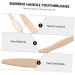 FRCOLOR 20 Pcs Bamboo Toothbrush Set | Eco-Friendly Vegan Reusable Wooden Manual Toothbrushes | Sustainable Bamboo Fiber Toothbrushes - Buy Online on GoSupps.com