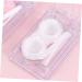 Solustrie Mini Container for Colored Contact Lenses - Portable Contact Case Holder Kit (8x5cm) - Safe & Convenient Cleaning Box - Buy Online on GoSupps.com