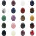 Set of 20 Mini Crystal Mix Eggs Polished Tumbled Rock for Healing and Meditation Variety Crystals Stone Easter Eggs Healing Crystals Eggs - Buy Online on GoSupps.com