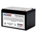 12V 12Ah F2 AGM Battery Replaces WP12-12 F2 WP12-12E 6-DZM-12 BSL1104 SLA1104 SA12120 F2 FG21202 FGH12202 B00009 37000009 B-655 23-1219 2301219 23-9025 2309025 2081-9274 STR112-113