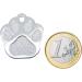 Personalized Dog & Cat Paw Pendant - Ibera Gifts | Engraved Name Collar for Small to Medium Pets - Light Blue - Buy Online on GoSupps.com