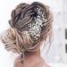 Unicra Silver Rhinestone Bridal Hair Comb - Wedding Headpiece for Women and Girls - Buy Online on GoSupps.com