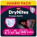 Huggies DryNites Pyjama Pants for Girls - Sizes 4-7 Years (64 Pants) - Maximum Protection to Manage Night Time Bed Wetting - Discrete with Exciting Designs Girls 4-7yrs (64 Pants)