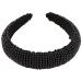 Scicent Black Pearl Hair Band | Elegant Pearls Headband for Women & Girls | Bridal & Party Hair Accessories - Buy Online on GoSupps.com