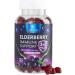 Elderberry Gummies - 3X Strength Black Elderberry Immune Support Gummy with Vitamin C D3 and Zinc for Kids & Adults Immune Health Support Supplement Gummy Black Elder Berry Vitamins - 120 Gummies 120 Count (Pack of 1)