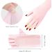 Arqumi UV Gel Nail Dryer Gloves - 2 Pairs | Anti-UV Protection for Gel Manicures | Fingerless Pink UV Gloves - Buy Online on GoSupps.com