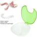 Durable Orthodontic Holder Case - Portable Denture Container with Pressure Lock Design (Light Green) | International Shipping Available - Buy Online on GoSupps.com