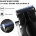 KEMEI Black Hair Clippers for Men Adjustable Blade Cordless Clipper Professional Barber Clippers USB Rechargeable Wireless Haircut Clippers km-2296 - Buy Online on GoSupps.com