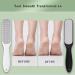 Feiccier Stainless Steel Double-Sided Foot Files - Professional Callus Remover for Cracked Heels, Corns, and Dead Skin - 2 Pcs Set - Buy Online on GoSupps.com