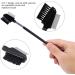 Qukaim Eyebrow Brush Stainless Steel Eyebrow Eyelash Comb Brush for Cosmetic Makeup Extension Tools - Buy Online on GoSupps.com