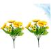 Zerodeko Sunflower Props 2pcs 7 Artificial Flower Bouquet Wedding Bouquet Artificial Flowers Bouquet Artificial Bouquet Decor Flower Arrangement Supplies Sunflower Fake Sunflowers Heads - Buy Online on GoSupps.com