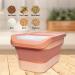 Collapsible Dog Food Storage Container 10-13 LB - Large Airtight Pet Cat Food Bin with Lids, Measuring Cup, Silicone Bowl - Red - Buy Online on GoSupps.com