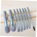 BIUDECO 8pcs Cosmetics Brush Eyeshadow Makeup Facial Kit Makeup Brushes Face Powder Brushes Blue - Buy Online on GoSupps.com