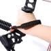Elm Ray Archery Bow Wrist Sling - Durable 550 Paracord & Leather - Black - Buy Online on GoSupps.com