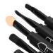 4 in 1 Telescopic Makeup Brushes Set - Retractable Lipstick Eyebrow Eyeshadow & Face Brush - Portable Cosmetic Tool for Home Travel & Beauty Salons (Black - Buy Online on GoSupps.com