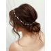 Catery Pearl Hair Vine Braid Headpiece - Bridal Hair Accessory in Sliver - Buy Online on GoSupps.com
