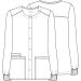 Women's Workwear Professional Snap Front Scrub Jacket - Soft Stretch Material - Medium, Black - WW340 - Buy Online on GoSupps.com
