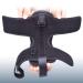 Plantar Fasciitis Night Splint & Orthotic Brace for Effective Pain Relief with Spiky Massage Ball - Black - Buy Online on GoSupps.com