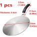 Stainless Steel Heat Diffuser 9.45" for Induction & Electric Cooktops - Removable Handle Black | International Shipping Available - Buy Online on GoSupps.com