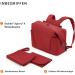 Stokke Xplory X Wrap Pocket - Versatile Shoulder Bag & Backpack Foldable UPF 50+ Water-Repellent Easy to Clean - Ruby Red - Buy Online on GoSupps.com