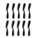 10pcs Color Brush Set Hair Color Brush Portable Hair Bleaching Color Comb Applicator for Home Beauty Salon