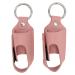 Asthma Inhaler Holder 2pcs Asthma Inhaler Holder Portable Storage Protective PU Leather Asthma Inhaler Case for Travel (Roseate)