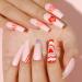 RSTYLE UV Nail Polish Set 4 Colours Pink Red Glitter Gel Nail Set Gel Nails Starter Set UV Gel for Gel Nails Soak-Off Gel Polish Set Home and Nail Salon Romantic Mother's Day Gift White glitter - Buy Online on GoSupps.com