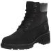Timberland Women's Kinsley 6-inch Waterproof Hiking Boot 8 Black Nubuck