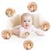 Wooden Rattle for Babies | BPA-Free Teething Ring | Sensory Toy for Newborns - Buy Online on GoSupps.com