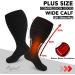 Diu Life 3 Pairs Plus Size Compression Socks for Women & Men - Wide Calf Knee High Stockings - 4XL 3er-Multi4 - Buy Online on GoSupps.com